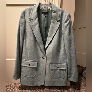 Talbots Women's Light Green Blazer